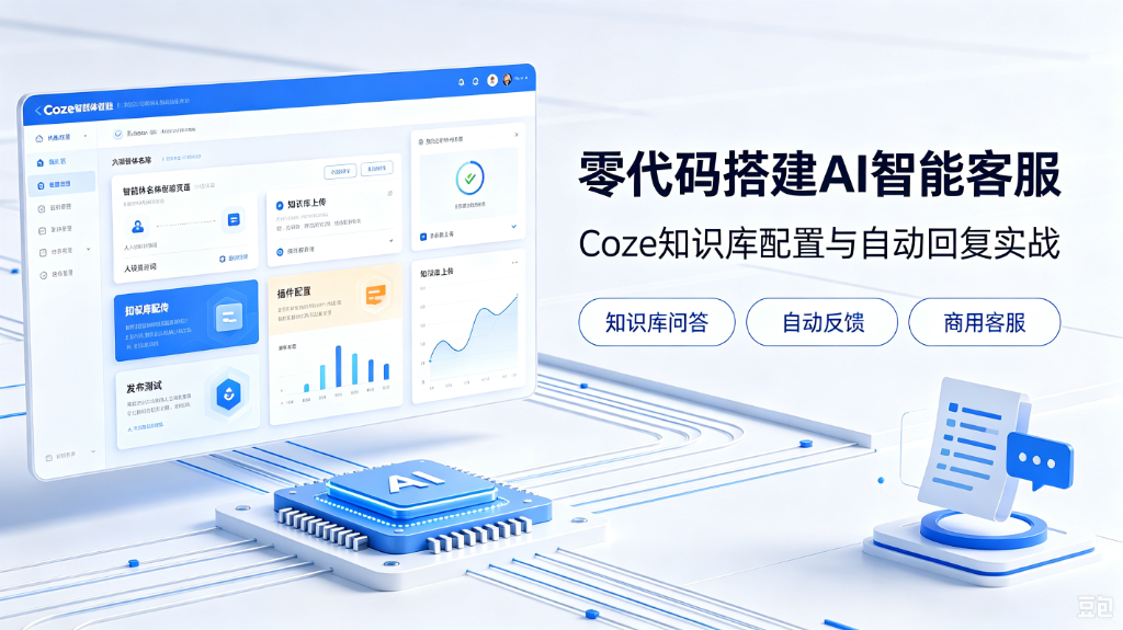 10 分钟极速上手 Coze｜零代码搭建可商用 AI 智能客服智能体教程